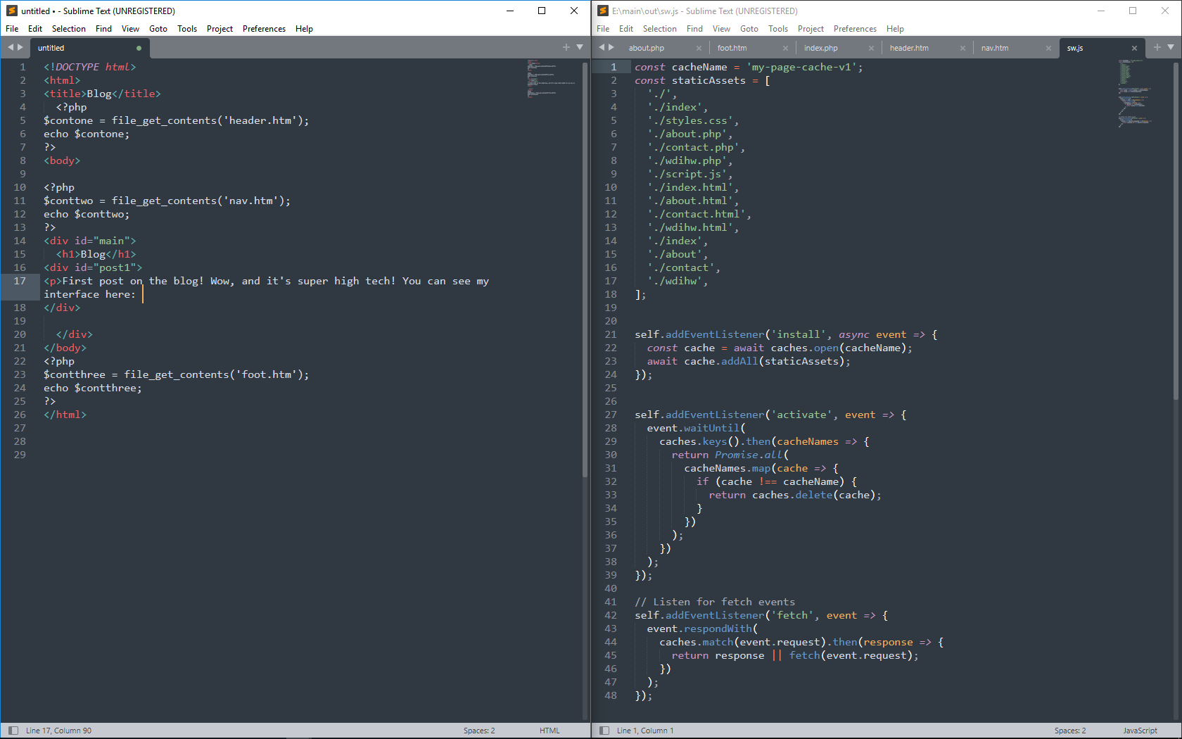 Quote unquote good workflow