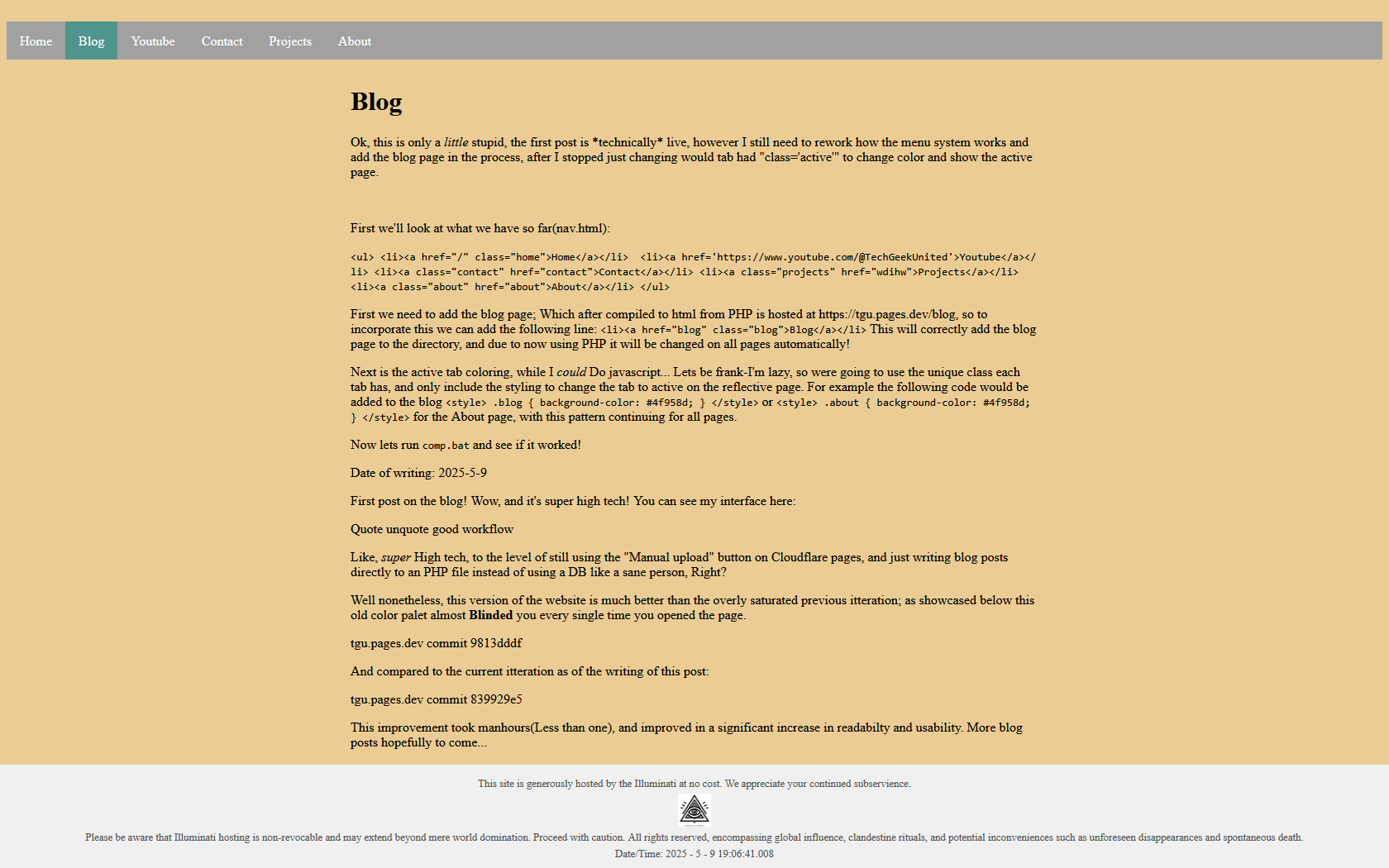 Active tab CSS Method working